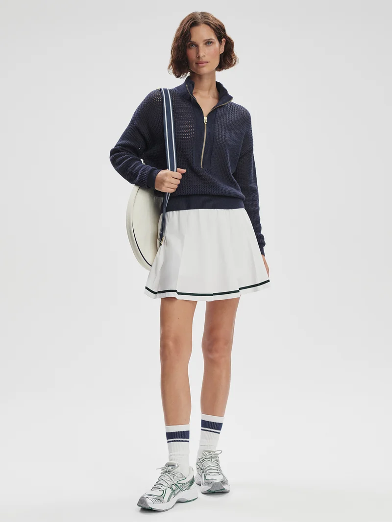 Aurora Half Zip Knit