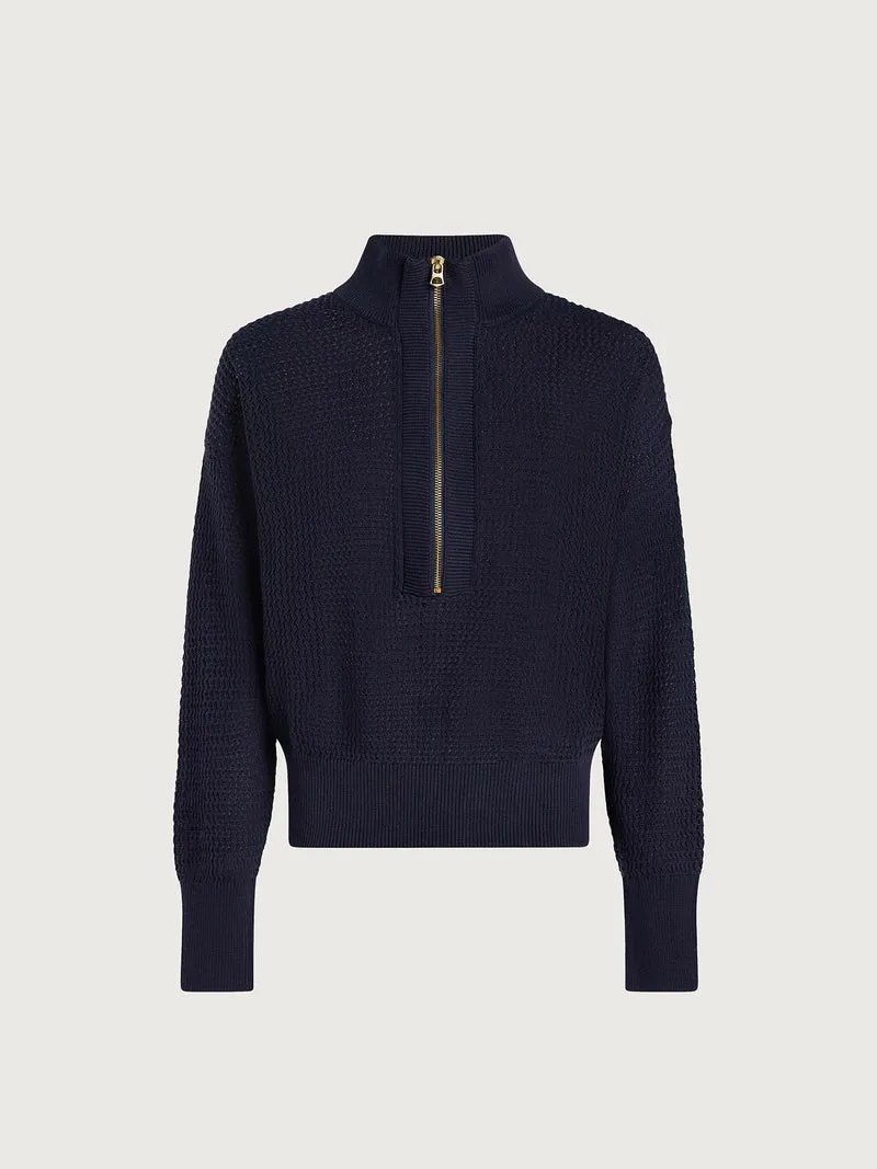 Aurora Half Zip Knit