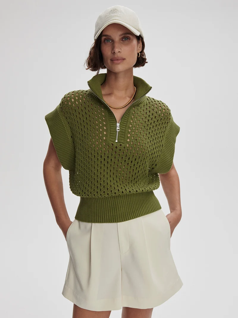Gaines Half-Zip Knit