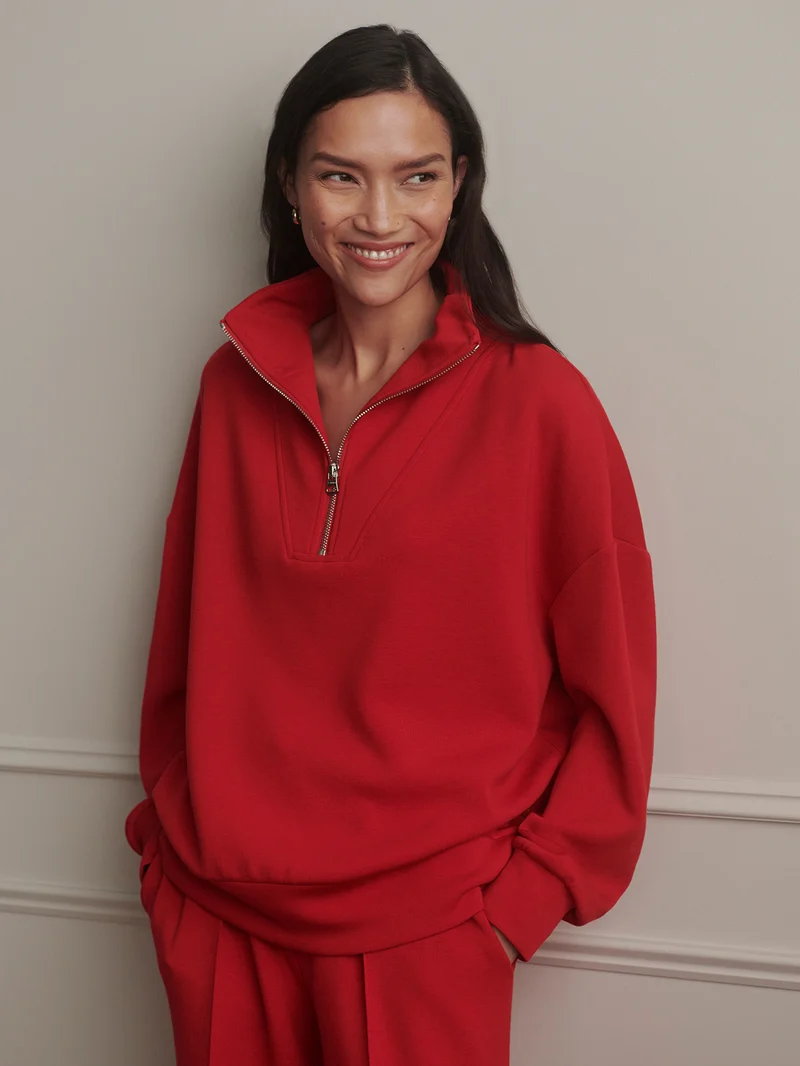 Hawley Half Zip Sweat