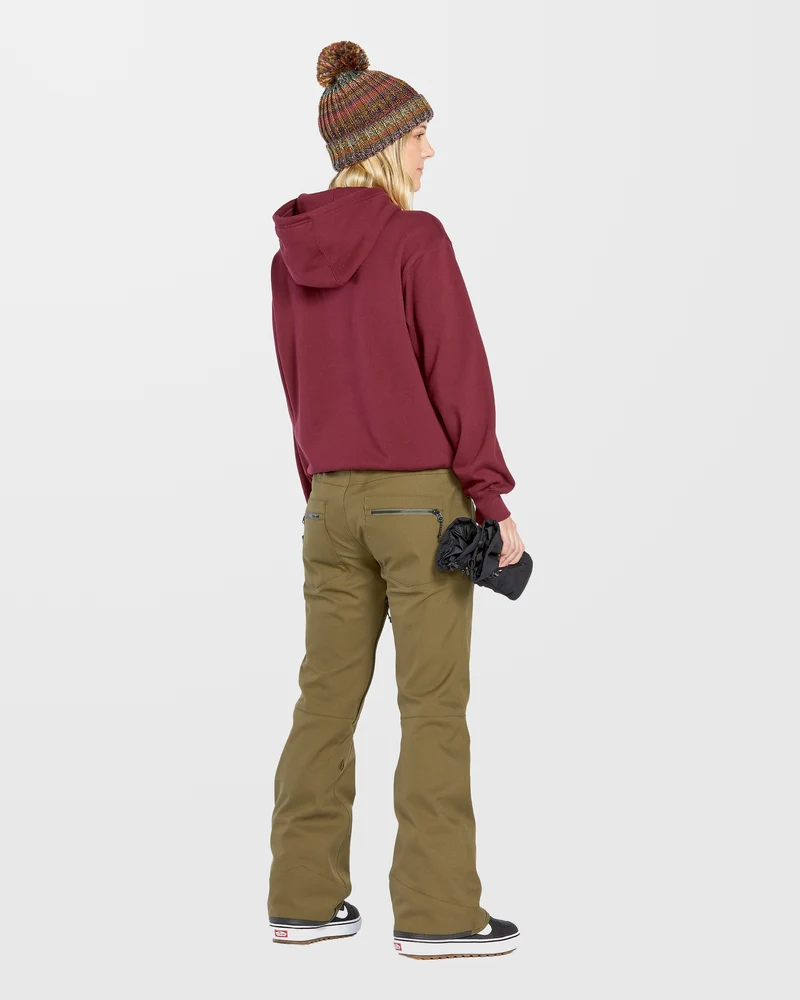Costus Fleece Kapuzenpullover - Burgundy