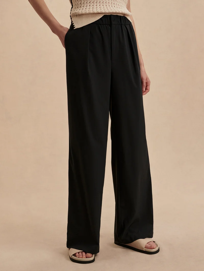 Lightweight Stretch Wide Leg Travel Pant Regular
