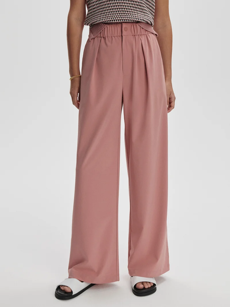 Lightweight Stretch Wide Leg Travel Pant Long