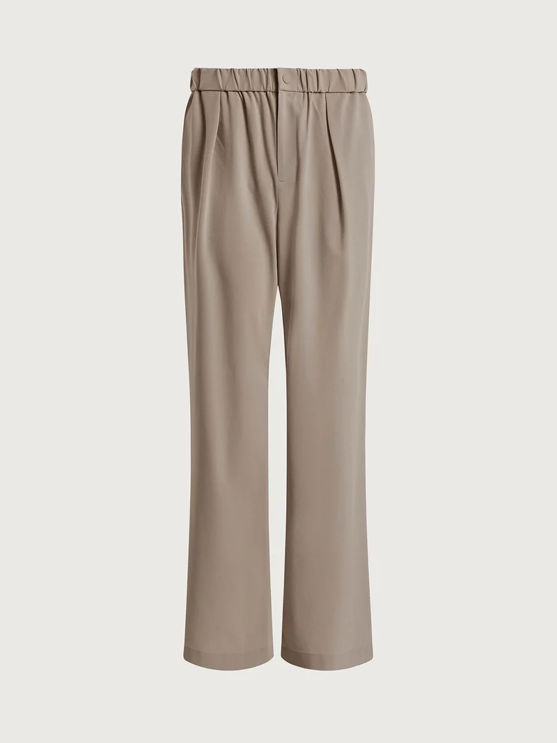 Lightweight Stretch Wide Leg Travel Pant Long