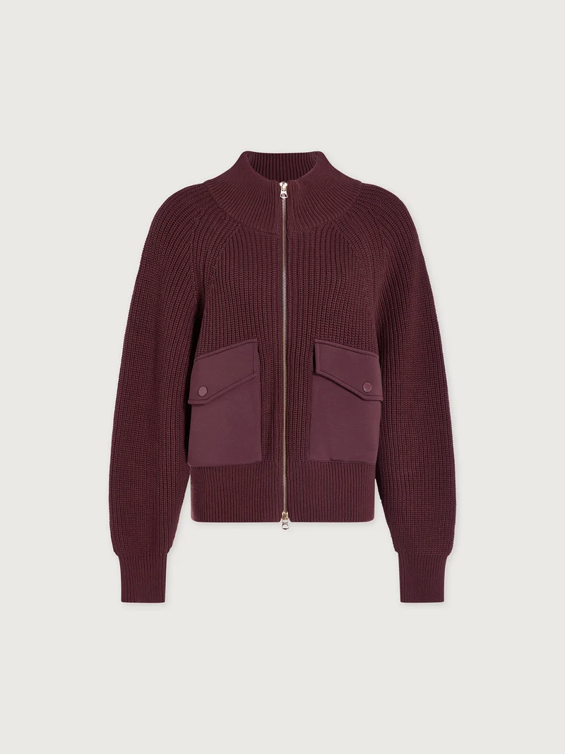 Tessa Zip-Through Knit Jacket