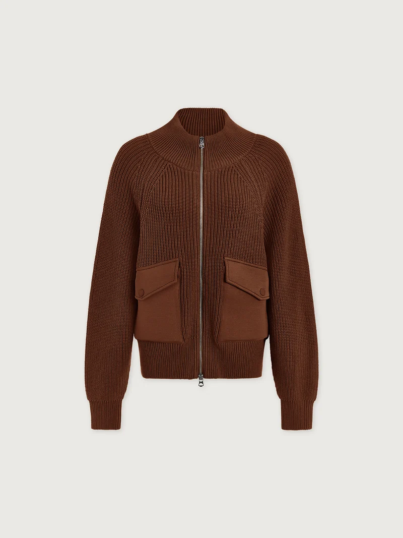 Tessa Zip-Through Knit Jacket
