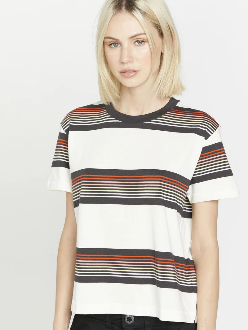 Halite Stripe T-Shirt - Firecracker