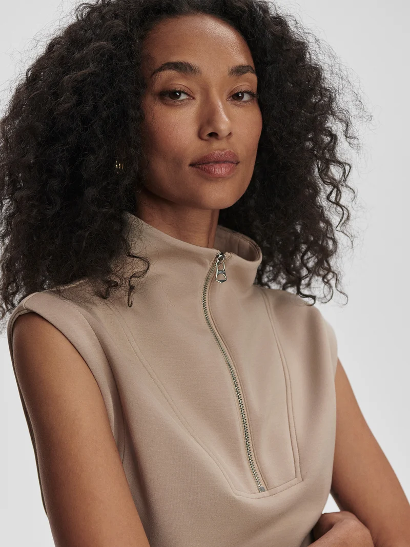 Magnolia Half Zip Tank 2.0