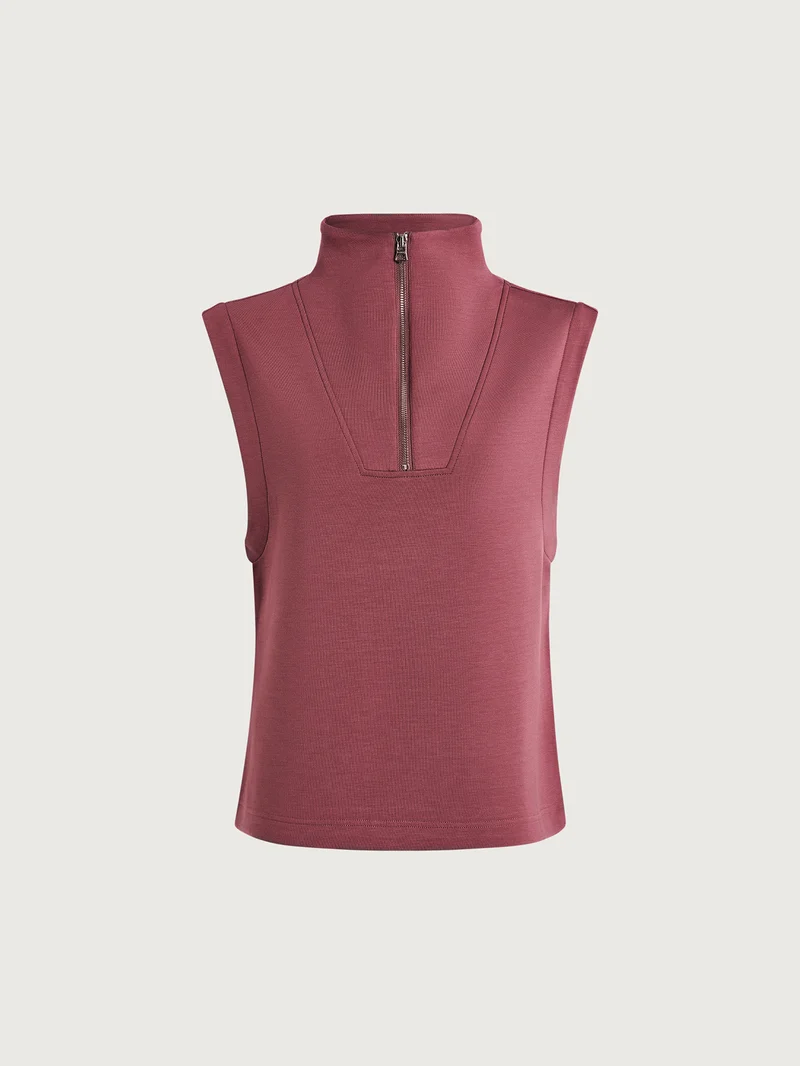 Magnolia Half Zip Tank 2.0