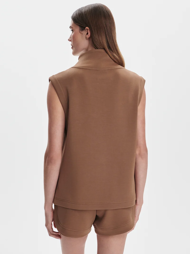 Magnolia Half Zip Tank 2.0