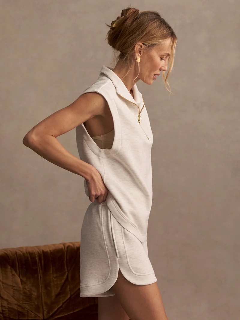 Magnolia Half Zip Tank 2.0