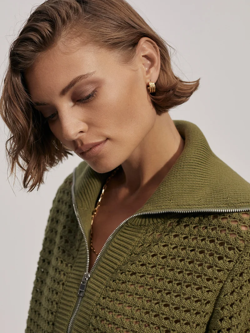 Eloise Full Zip Knit