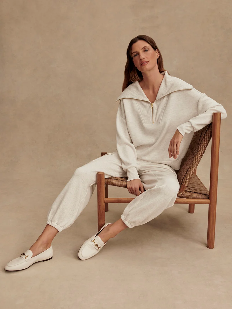 Catherine Half Zip Sweat