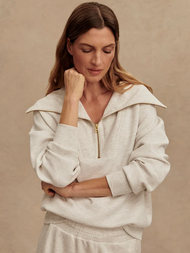 Catherine Half Zip Sweat