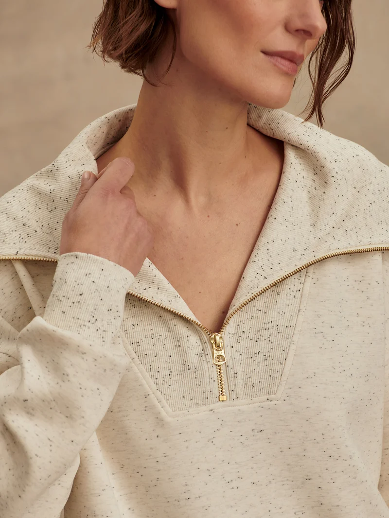 Catherine Half Zip Sweat