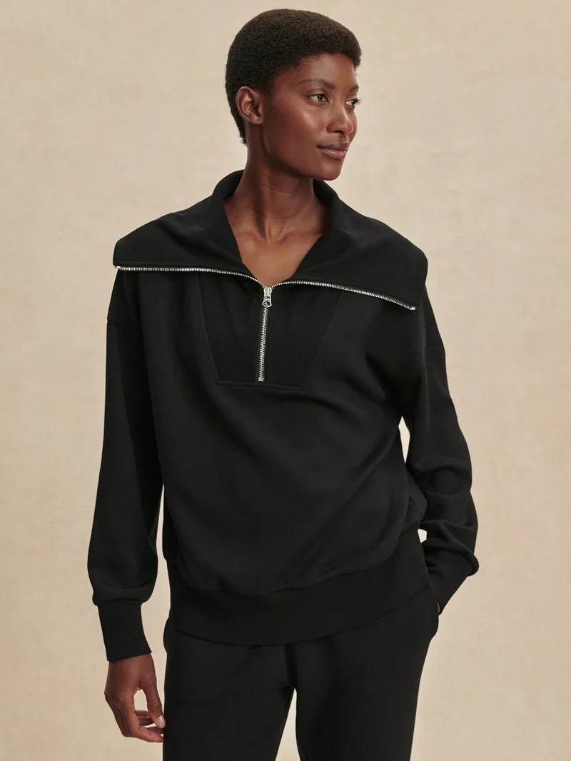Catherine Half Zip Sweat