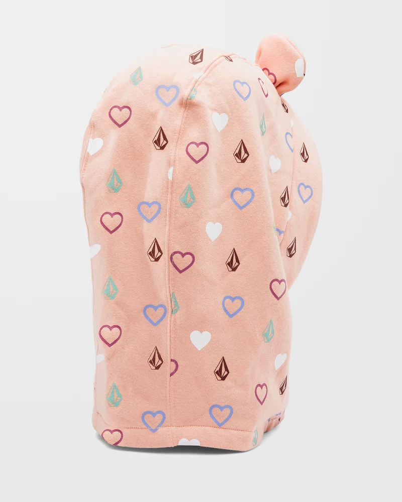 Snow Creature Hood Thingy - Coral Haze - (KINDER)