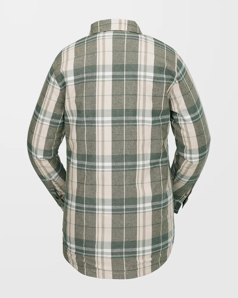 Insulated Riding Flannel Jacke - Sand