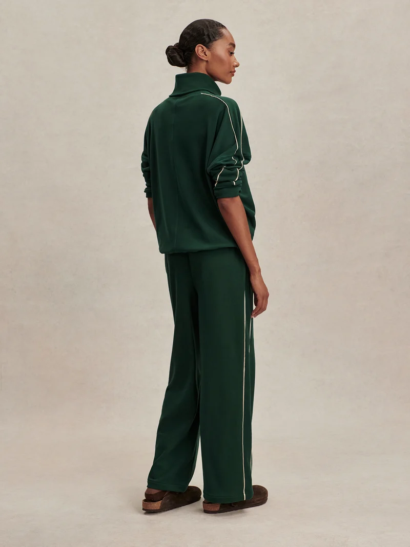 Brushed Rib Wide Leg Pant 28