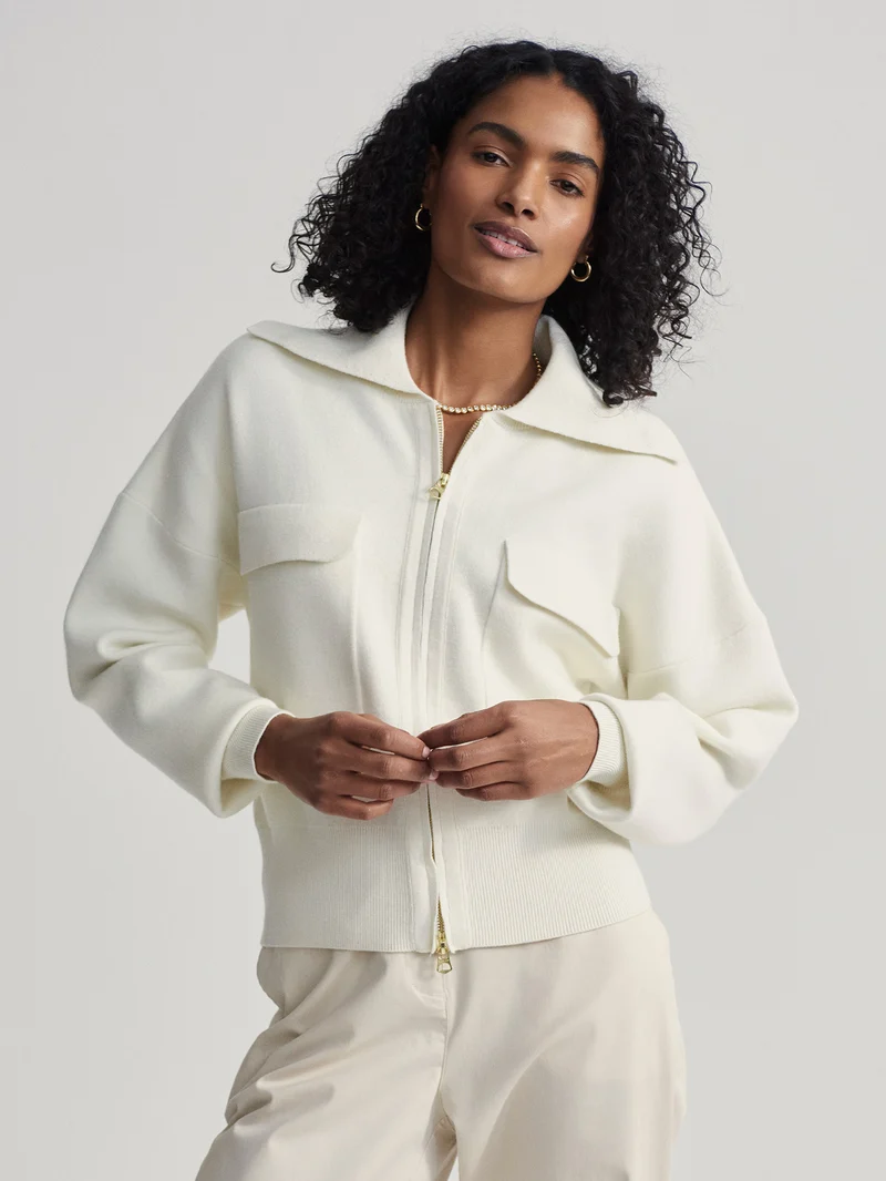 Felise Zip-Through Knit Jacket