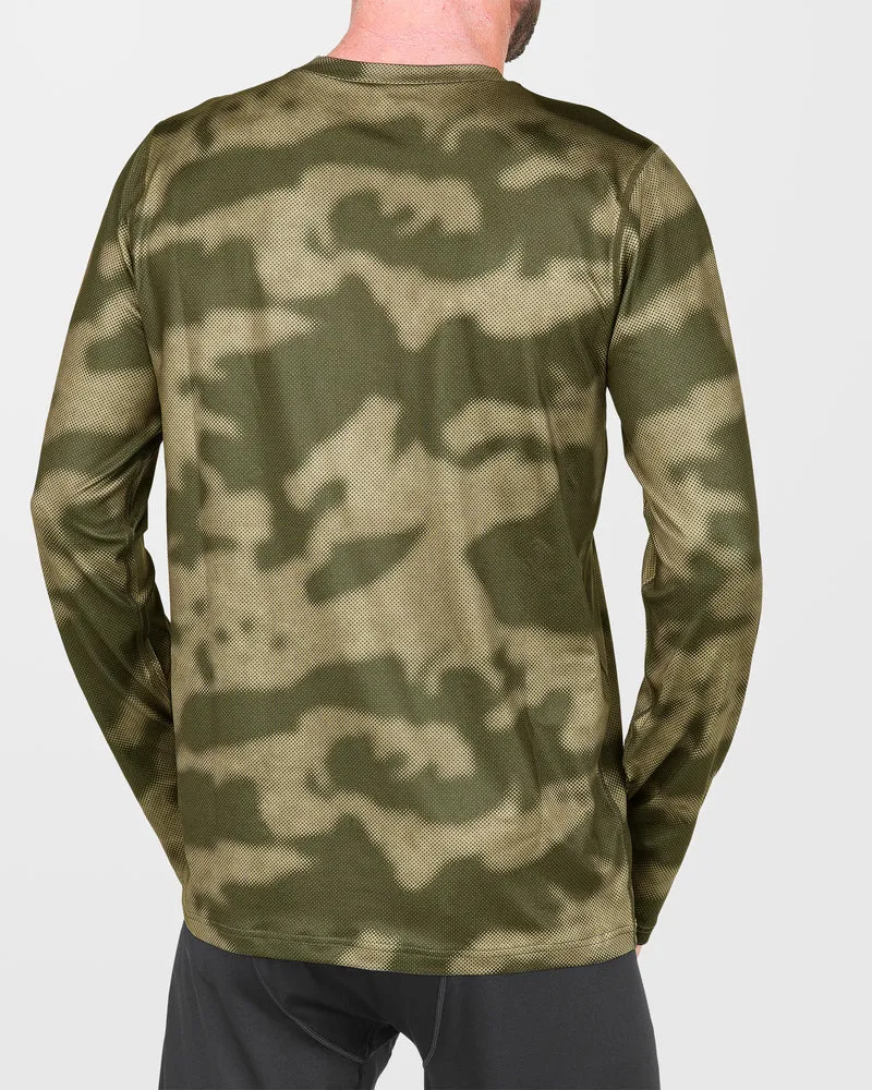 M V-Science Base Layer Langarmshirt - Camouflage