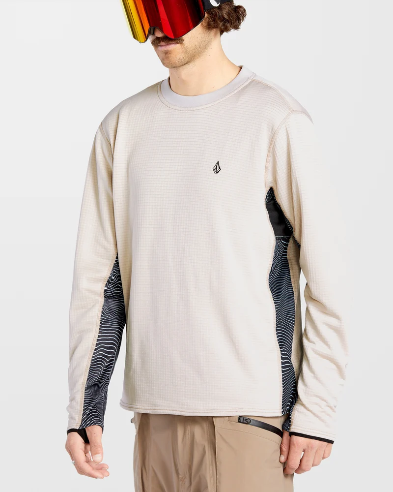 Gridlock Fleece Pullover - Stone