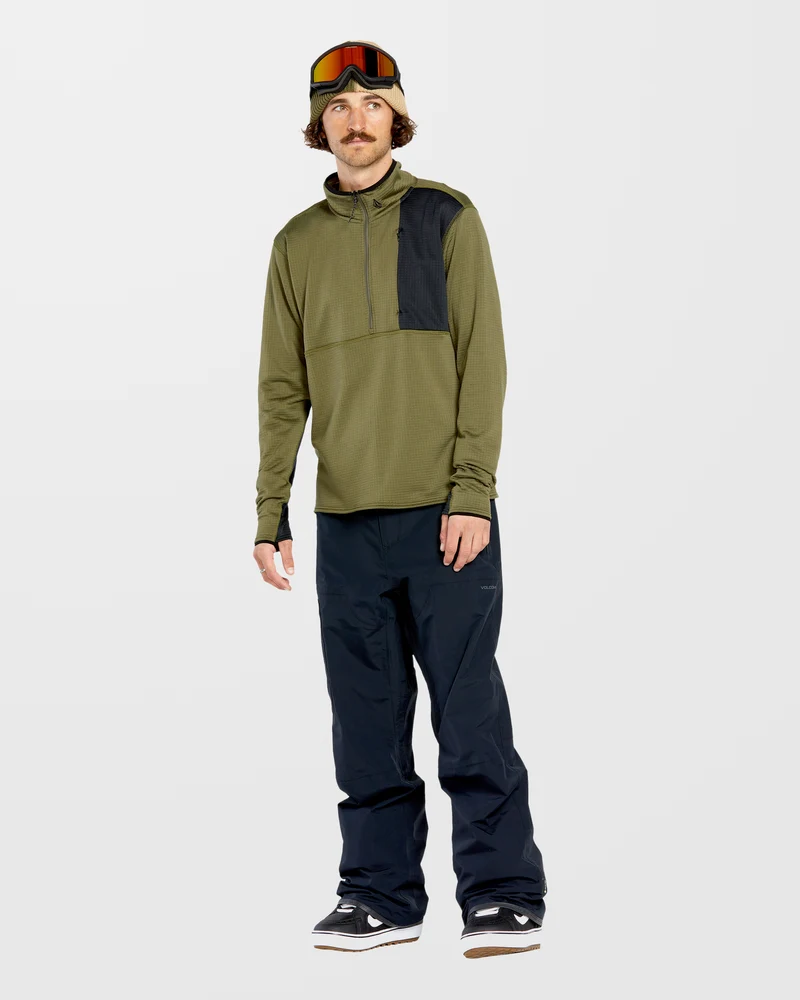 Gridlock Second Layer Fleece Pullover - Ivy