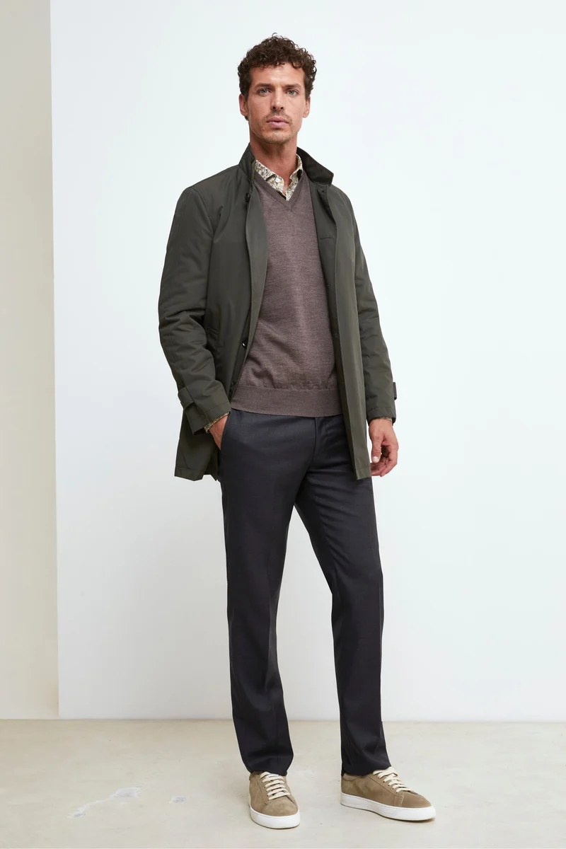 Impermeabile con gilet - VERDE