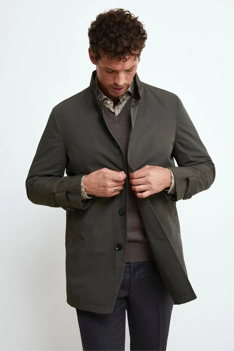 Impermeabile con gilet - VERDE