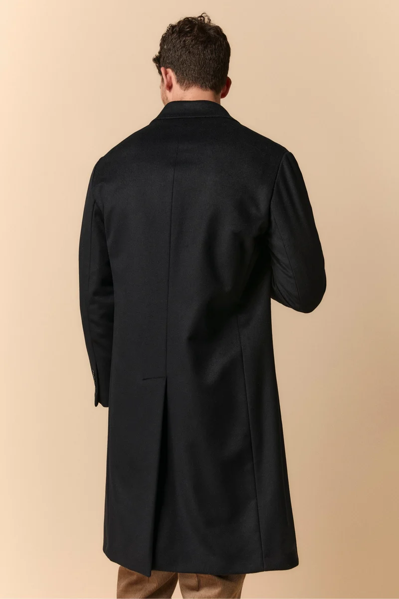Cappotto Over in Lana e Cashmere - BLU