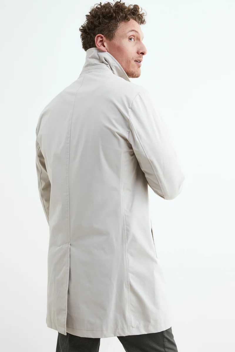 Impermeabile monopetto elegante - AVORIO