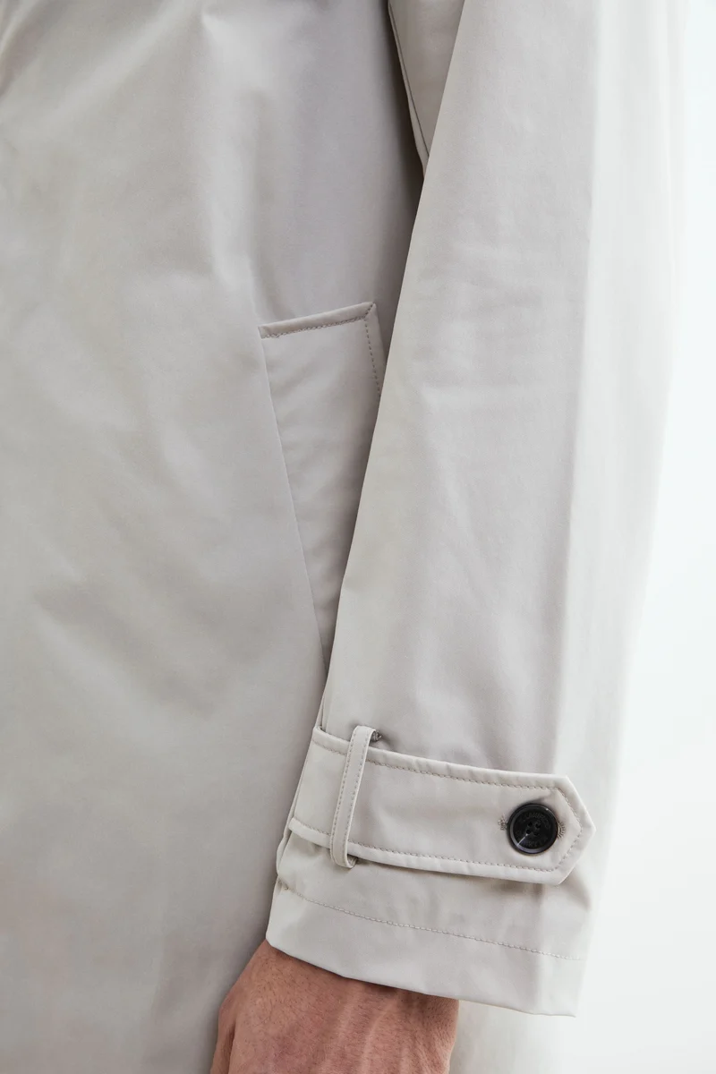 Impermeabile monopetto elegante - AVORIO