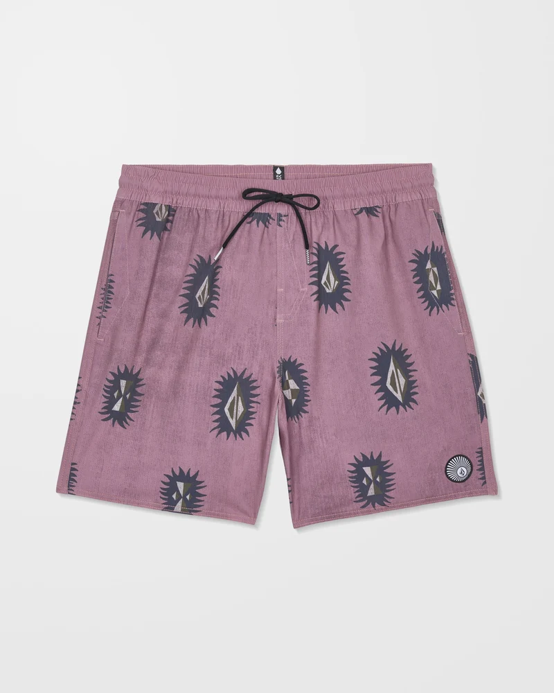 Psyche Cotton Trunk 17" Boardshorts - Stone Rose
