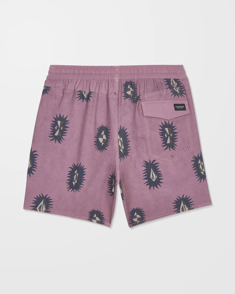 Psyche Cotton Trunk 17" Boardshorts - Stone Rose