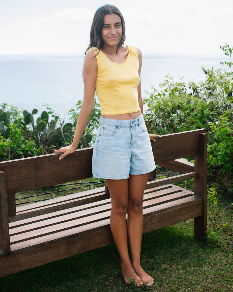Stoned Boyfriend-Shorts - Blue Bird