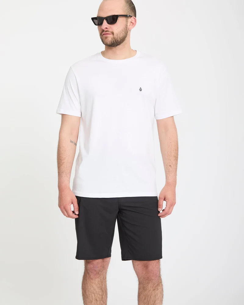 Lido Solid Mod 20" Boardshorts - Black