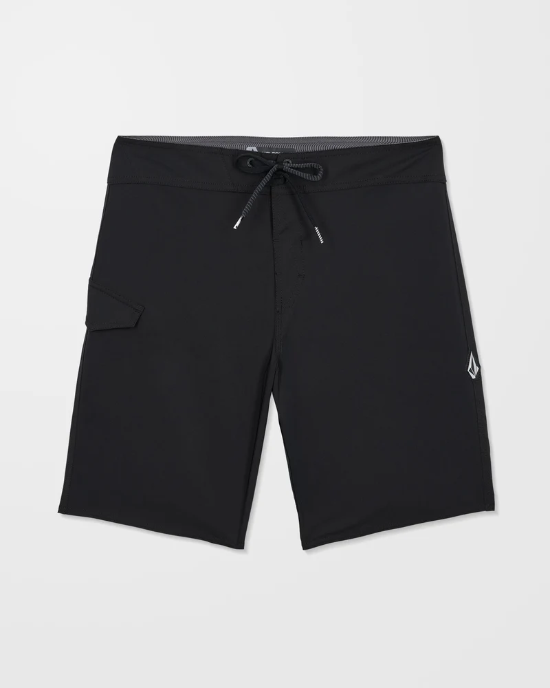 Lido Solid Mod 20" Boardshorts - Black
