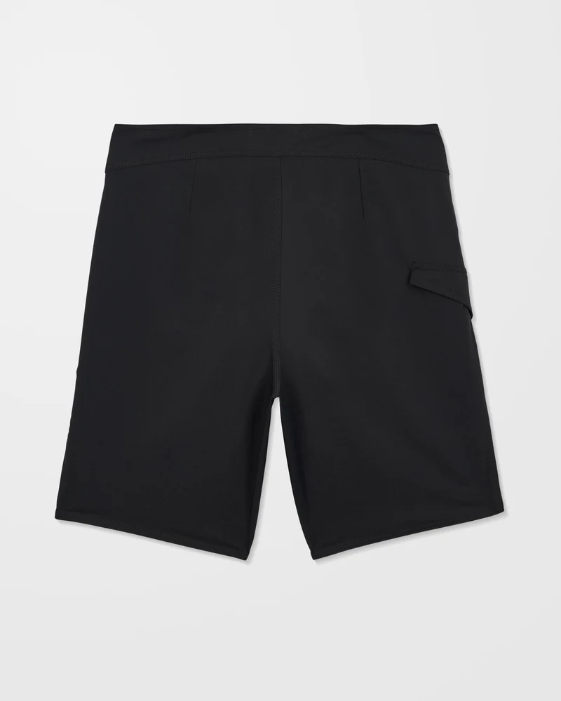 Lido Solid Mod 20" Boardshorts - Black