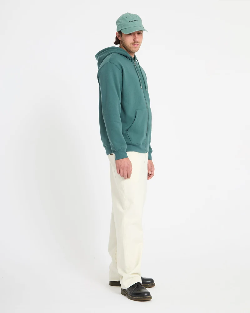 Single Stone Full Zip Hoodie - Rifle Green