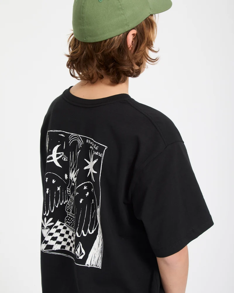 Nowhere T-Shirt - Black - (KINDER)