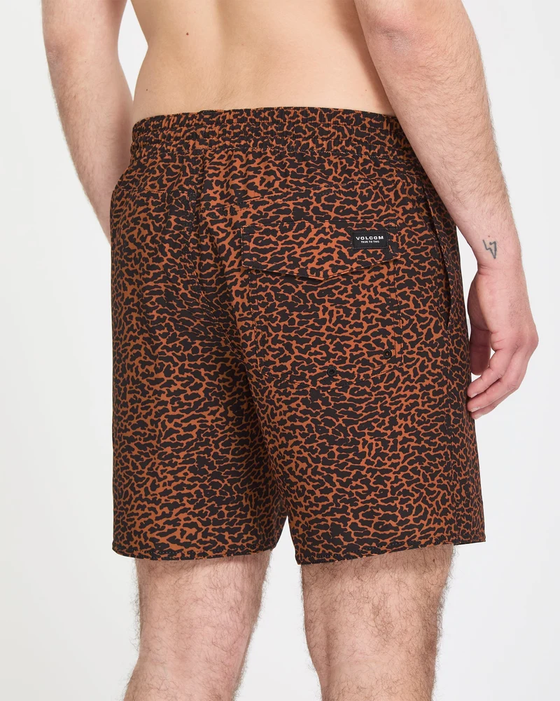 Melange Trunk 17" Boardshorts - Brown Horn