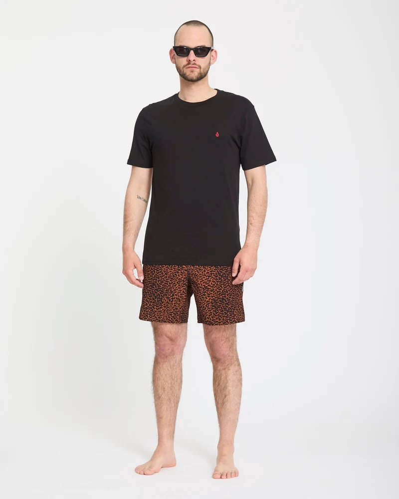 Melange Trunk 17" Boardshorts - Brown Horn