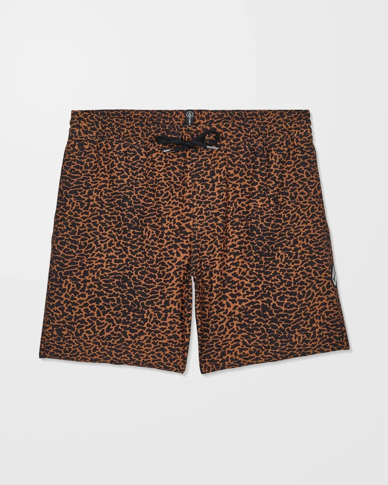 Melange Trunk 17" Boardshorts - Brown Horn