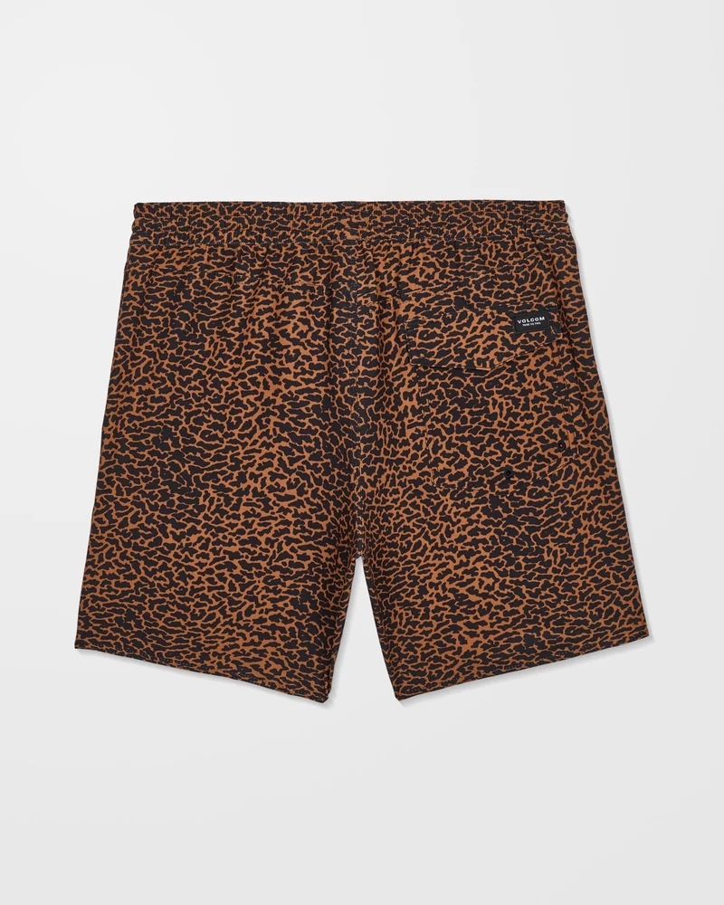 Melange Trunk 17" Boardshorts - Brown Horn