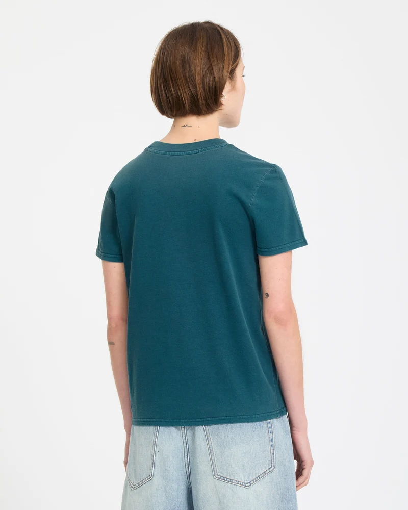 Solid Stone T-Shirt - Atlantic Deep