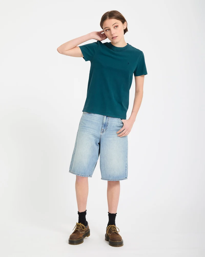 Solid Stone T-Shirt - Atlantic Deep
