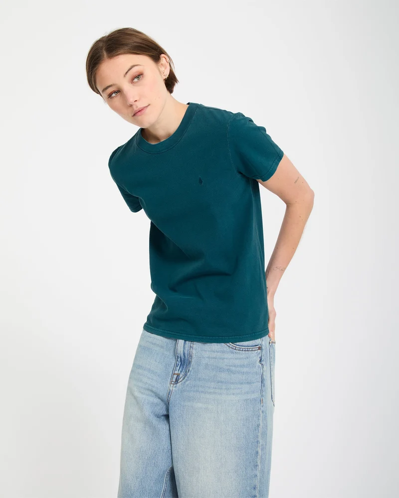 Solid Stone T-Shirt - Atlantic Deep