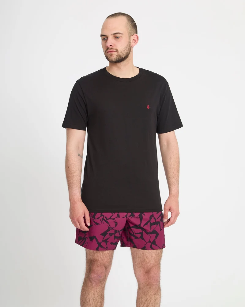 Lido Print Trunk 16" Boardshorts - Sangria