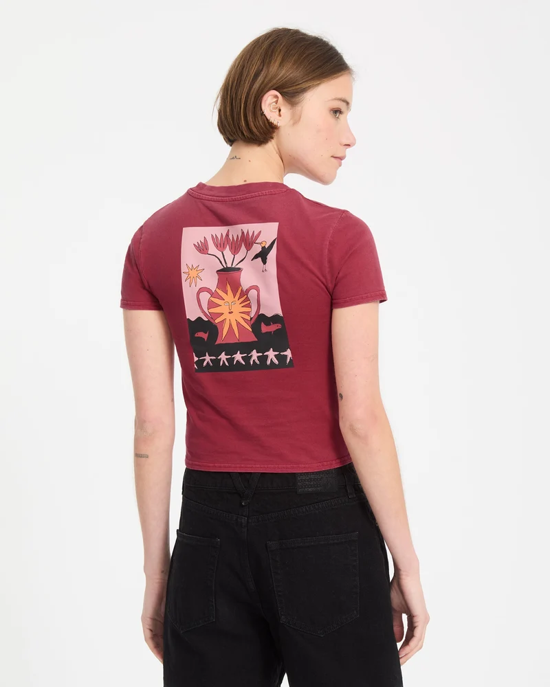 Moove On T-Shirt - Deep Red