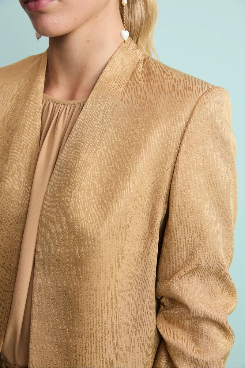Bolero Jacquard Elegante da Cerimonia - ORO